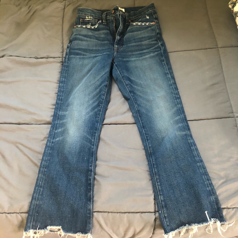 High rise denim